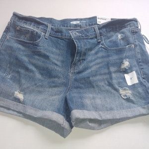 Sz 16 Old navy boyfriend jean shorts
